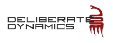 Logo for DELIBERATE DYNAMICS INC.